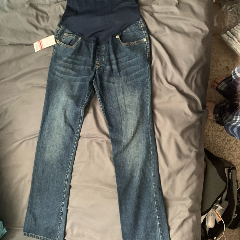 New Maternity Blue Jeans